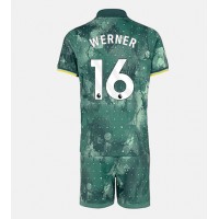 Camisa de Futebol Tottenham Hotspur Timo Werner #16 Equipamento Alternativo Infantil 2024-25 Manga Curta (+ Calças curtas)